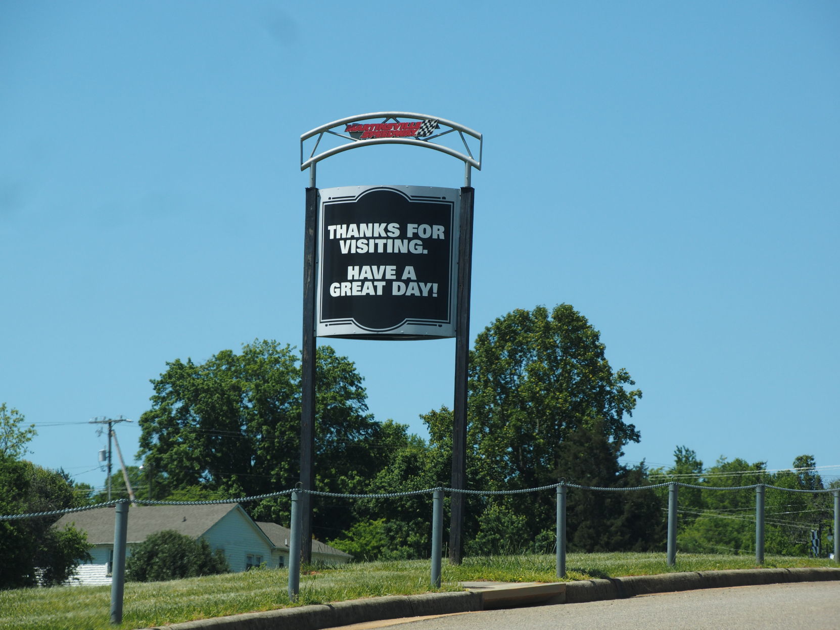 Speedway Sign